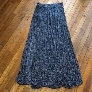 long floral skirt